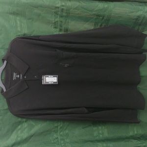 Roundtree&Yorke Black Long Sleeve Polo